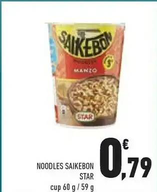 Conad Star Saikebon Nudolini Orientali Manzo 60 G(ml) offerta