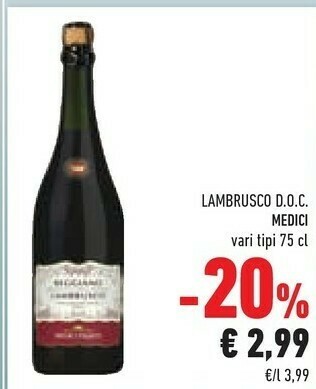 Medici Lambrusco D.o.c