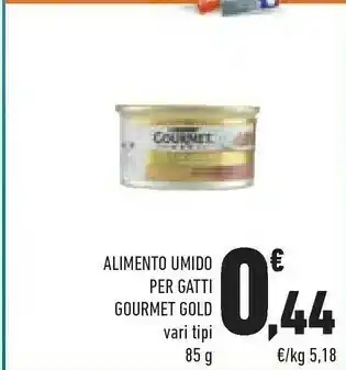 Conad Gourmet Umido Per Gatti offerta
