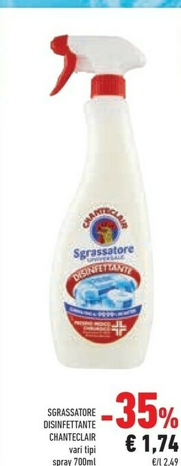 Conad Chanteclair Sgrassatore offerta