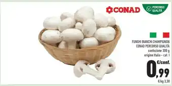 Conad Conad Funghi Bianchi Champignon Percorso Qualita offerta