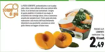 Conad Leonforte Pesche I.G.P offerta