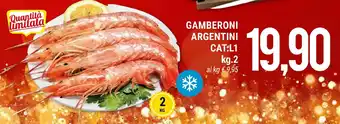 GAMBERONI ARGENTINI CAT. L1 kg.2