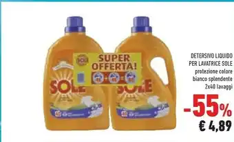 Conad Sole Detersivo Liquido offerta