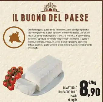 Conad Superstore Mauri Quatirolo Lombardo Dop offerta