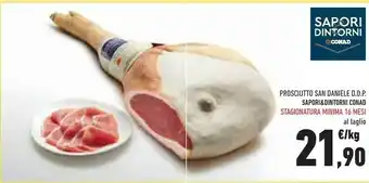 Conad Superstore Sapori Conad & Dintorni Prosciutto San Daniele D.O.P offerta
