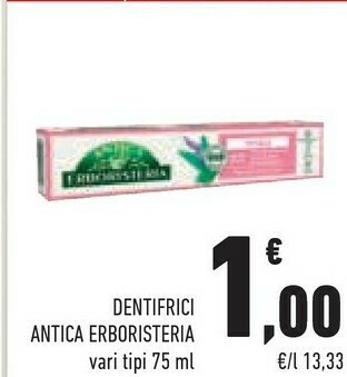 Conad Superstore Antica Erboristeria Dentifricio offerta