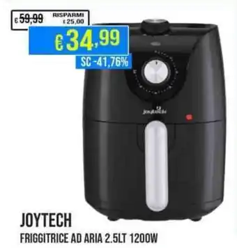 JOYTECH FRIGGITRICE AD ARIA 2.5LT 1200W