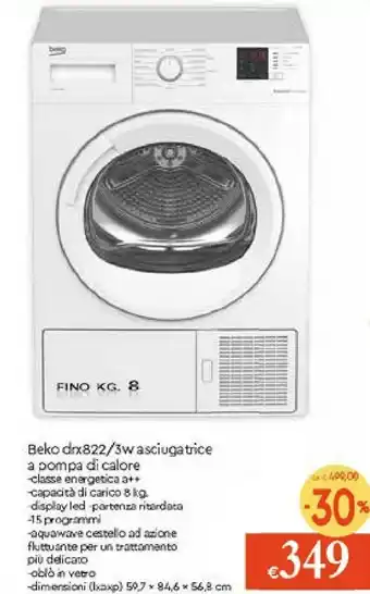 Galassia Beko Asciugatrice offerta