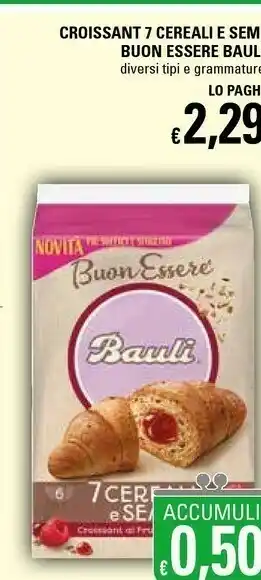 Basko Bauli Croissant 7 Cereali E Semi Buon Essere offerta