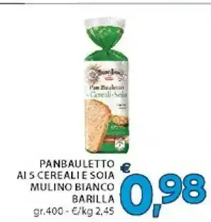 Mercatò Mulino Bianco Pan Bauletto Ai Cereali E Soia 400 G(ml) offerta