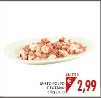 Mercatò Misto Polpo E Totano offerta