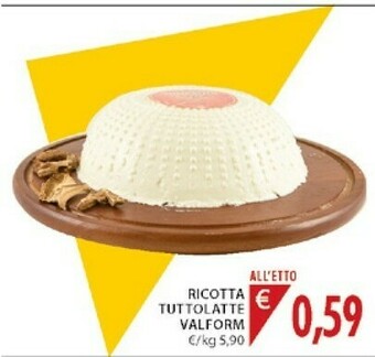 Mercatò Ricotta Tuttolatte Valform offerta