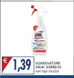 Smac Express Sgrassatore 650 Ml
