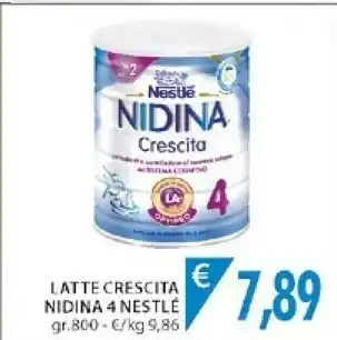 Mercatò Nestlè Latte Crescita Nidina 4 offerta