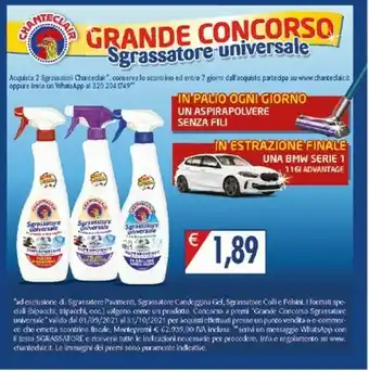 Mercatò Chanteclair Sgrassatore Universale offerta