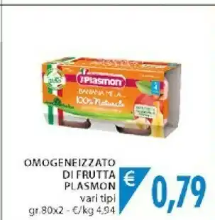 Plasmon Omogeneizzato Di Frutta