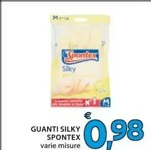 Mercatò Silky Spontex Guanti offerta