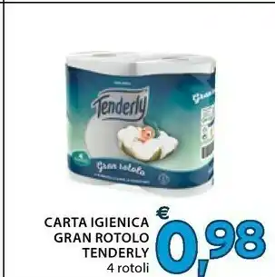 Mercatò Tenderly Carta Igienica Gran Rotolo offerta