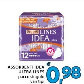 Mercatò Lines Assorbenti Idea Ultra offerta