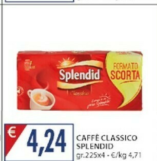 Mercatò Splendid Caffè Classico offerta