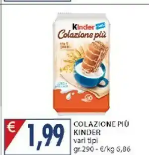 Mercatò Ferrero Kinder Colazione Piu offerta