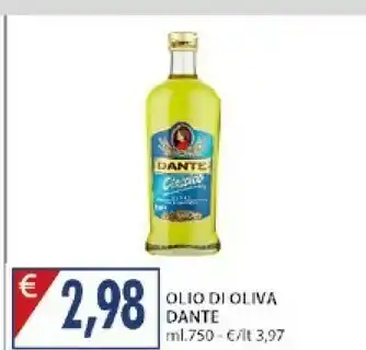 Mercatò Dante Olio Di Oliva 750 G(ml) offerta