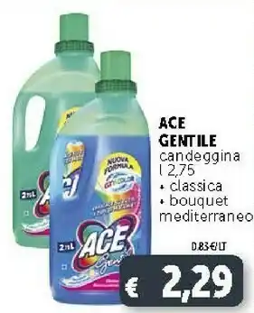 Deco Supermercati Ace Gentile Candeggina Classica offerta