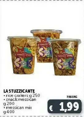 Deco Supermercati La stuzzicante Rice Crackers 250 G/ Snack Messican 200 G/ Messican Mix 400 G offerta