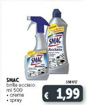 Smac Brilla Acciaio Crema