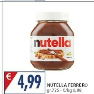 Mercatò Ferrero Nutella offerta