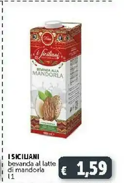 Deco Supermercati I siciliani Bevanda Al Latte Di Mandorla offerta