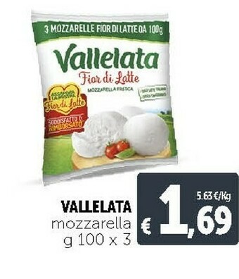 Deco Supermercati Vallelata Mozzarella offerta