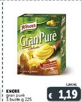 Deco Supermercati Knorr Knorr - Gran Purè 225 g(ml) offerta