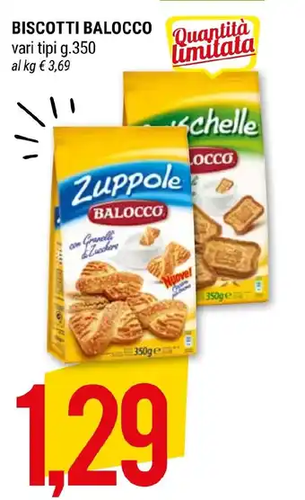 Hardis BISCOTTI BALOCCO vari tipi g.350 offerta