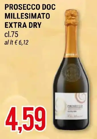 Hardis PROSECCO DOC MILLESIMATO EXTRA DRY cl.75 offerta