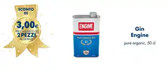 Esselunga Gin Engine pure organic, 50 cl offerta