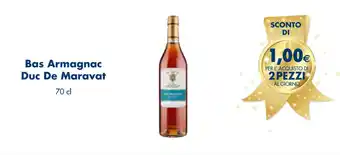 Bas Armagnac Duc De Maravat 70 cl