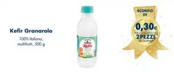 Esselunga Kefir Granarolo 100% Italiano, multifrutti, 500 g offerta