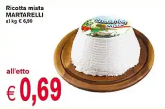 èccoMI Ricotta mista MARTARELLI offerta