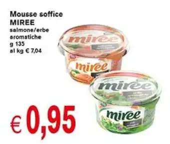 èccoMI Mousse soffice MIREE salmone/erbe aromatiche g 135 offerta