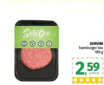 Pam Bervini Hamburger Bio 180 G offerta