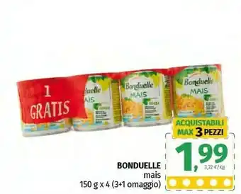 Pam Bonduelle Mais 150 G(ml) offerta