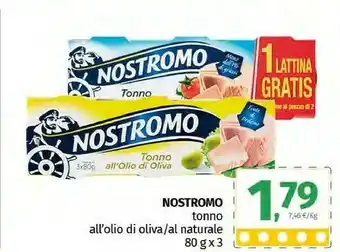 Pam Nostromo Tonno All'Olio Di Oliva offerta