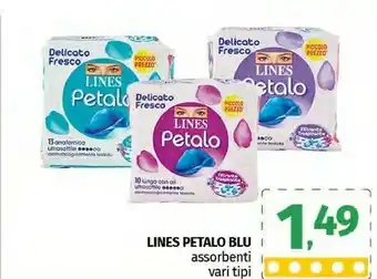 Pam Lines Assorbenti Petalo Blu offerta