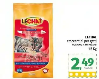 Pam Le chat Croccantini Per Gatti Manzo E Verdure offerta