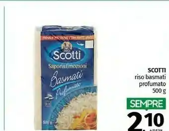 Pam Riso Scotti - Riso Basmati 500 G(ml) offerta
