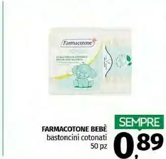 Pam Farmacotone Bebe Bastoncini Cotonati offerta
