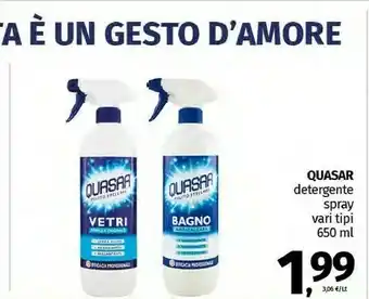 Pam Quasar Detergente Spray offerta