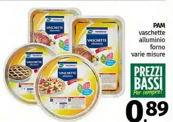 Pam Pam Vaschette Alluminio Forno offerta